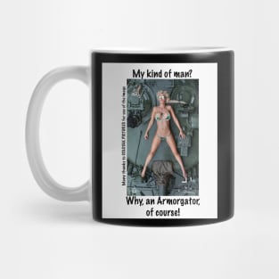 Armorgator Babe 13 - White Background Mug